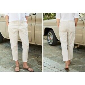 Frank & Eileen Wicklow Italian Chino Performance Twill Chalk Size 4